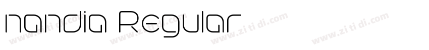 nandia Regular字体转换 nandia Regular字体转换